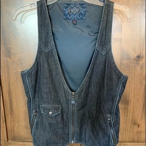Ladies BTC Trading Company Denim Vest